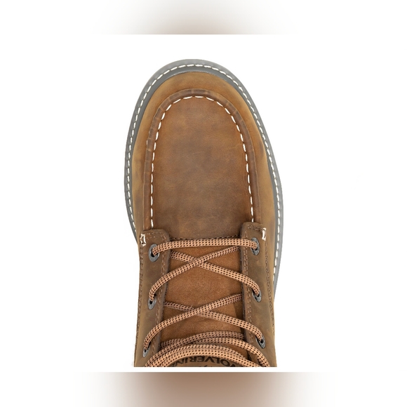 MEN'S TRADE WEDGE 6" MOC-TOE WORK BOOT #1192 - Picture 12 of 12